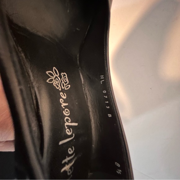 Nanette Lepore Peep Toe Pump Black 8.5 - Picture 9 of 13